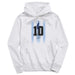 Maradona White Pullover Cotton Hoodie