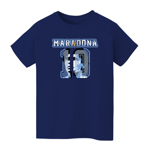 Maradona Navy Cotton T-Shirt