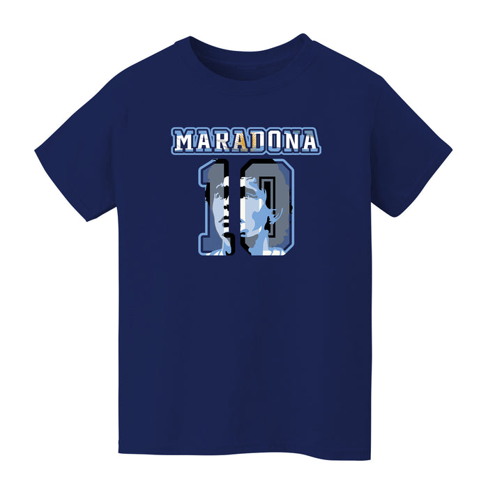 Maradona Navy Cotton T-Shirt