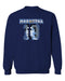 Maradona Navy Womens Cotton Crewneck Pullover Sweatshirt