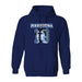 Maradona Navy Cotton Fleece Long Sleeve Hoodie Women