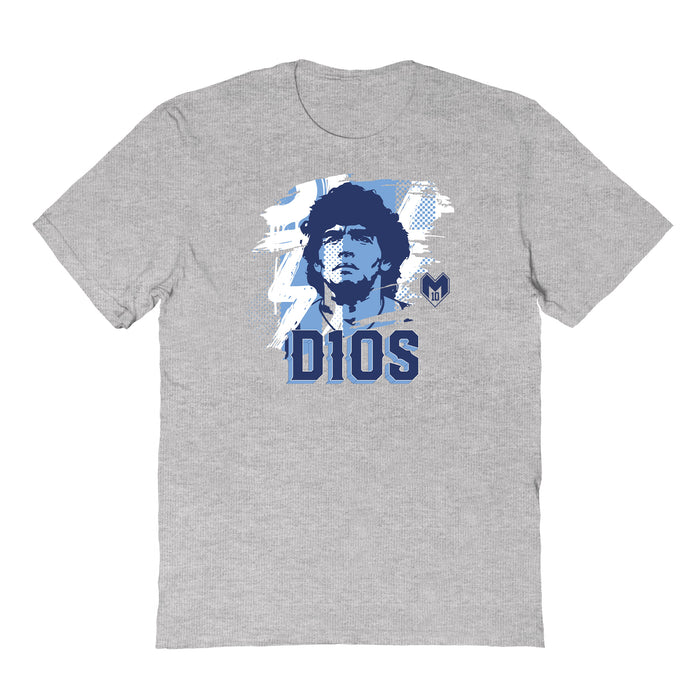 Maradona Grey Womens Cotton Tshirt