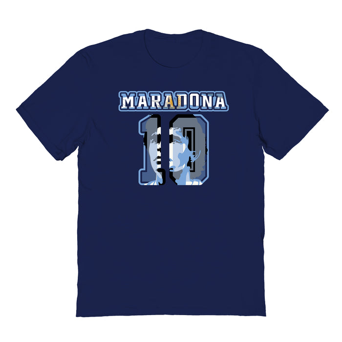 Maradona Navy Womens Cotton Tshirt