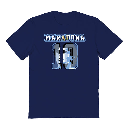 Maradona Navy Men Cotton Tshirt