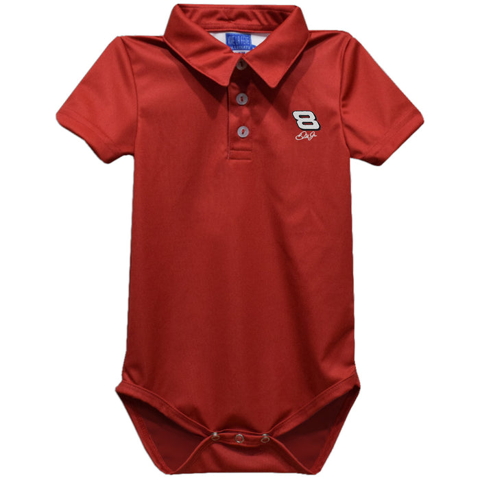 Dale Earnhardt Jr. Vive La Fete Solid Polo Bodysuit - Red