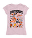 Dale Earnhardt Jr Vive La Fete NASCAR Impressions Artwork Pink Girls Cotton Short Sleeve Tee