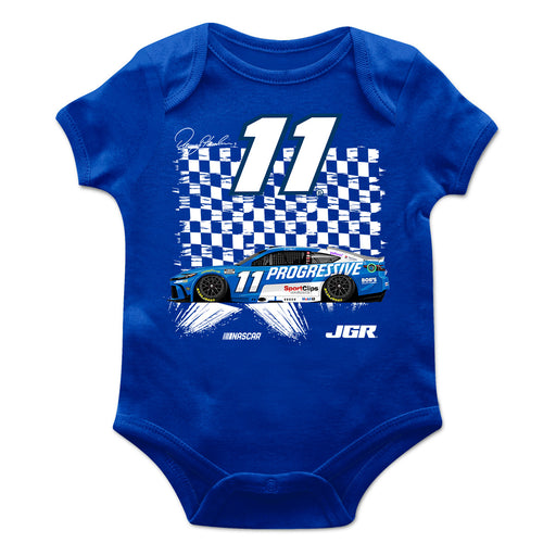 Denny Hamlin Cotton Short Sleeve Bodysuit Red