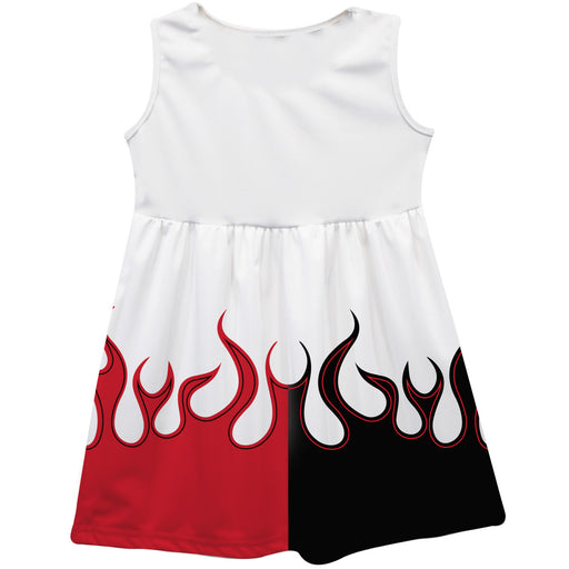 Denny Hamlin Vive La Fete NASCAR Car - Flames Tank Dress - White - Vive La Fête - Online Apparel Store