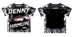 Denny Hamlin Vive La Fete NASCAR Abstract Kids T-Shirt - Black - Vive La Fête - Online Apparel Store