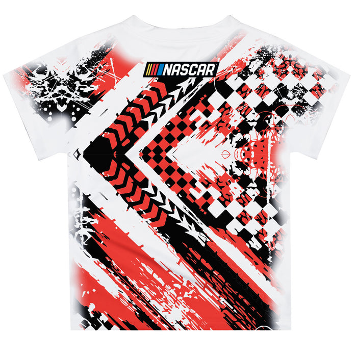 Daytona International Speedway NASCAR Abstract Kids T-Shirt Red