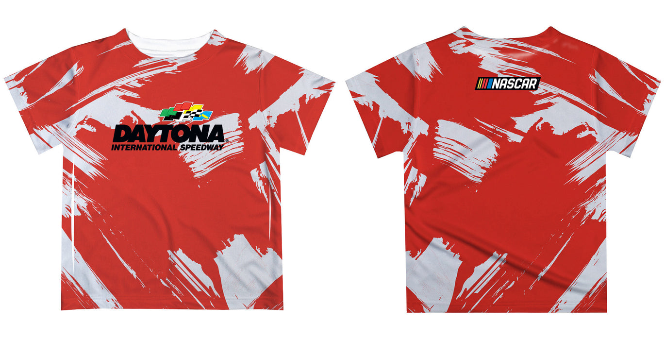 Daytona International Speedway NASCAR Paint Brush T-Shirt Red