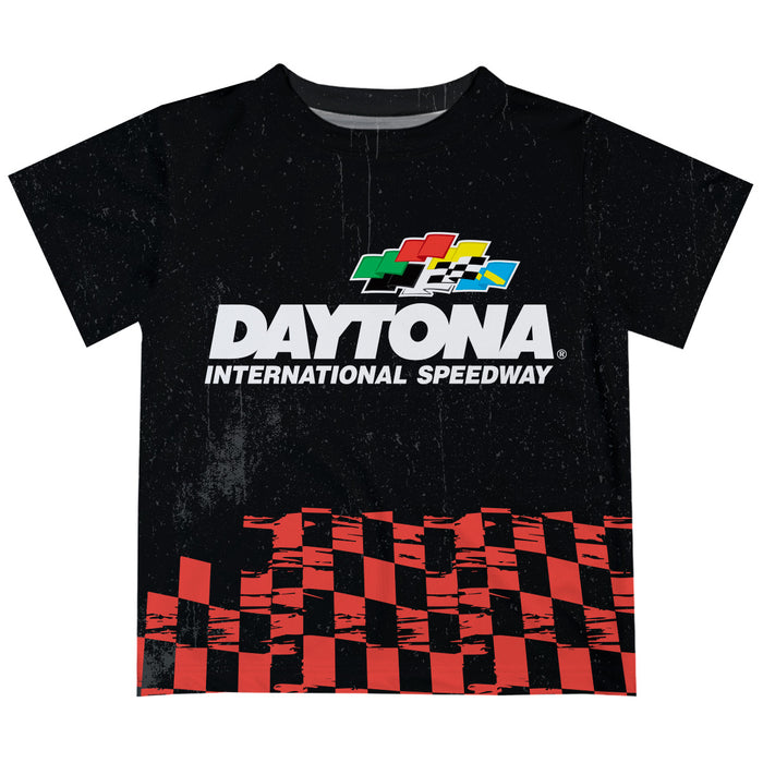 Daytona International Speedway NASCAR Grunge T-Shirt Black
