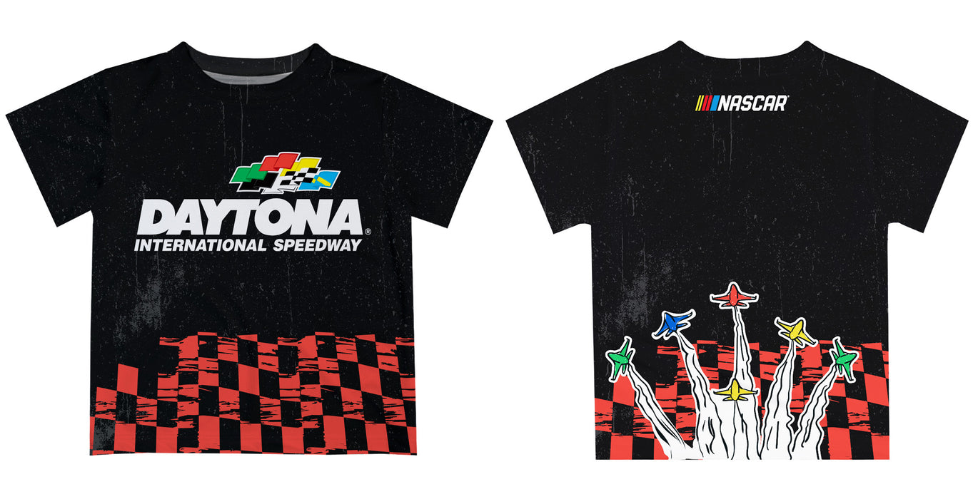 Daytona International Speedway NASCAR Grunge T-Shirt Black