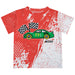 Daytona International Speedway NASCAR Short Sleeve Tee Red and White - Vive La Fête - Online Apparel Store