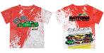 Daytona International Speedway NASCAR Short Sleeve Tee Red and White - Vive La Fête - Online Apparel Store