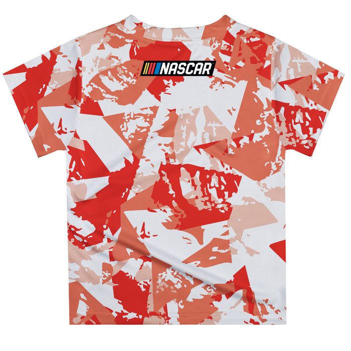 Daytona International Speedway NASCAR Brush Print Short Sleeve Tee Red