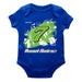 Daniel Suarez Cotton Short Sleeve Bodysuit Royal