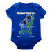 Daniel Suarez Cotton Short Sleeve Bodysuit Royal