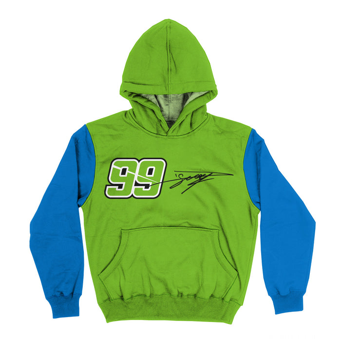 Daniel Suarez Vive La Fete Color Block Pullover Hoodie - Green