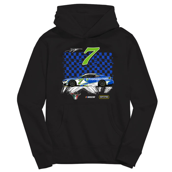 Daniel Suarez  NASCAR Pullover Hoodie - Black