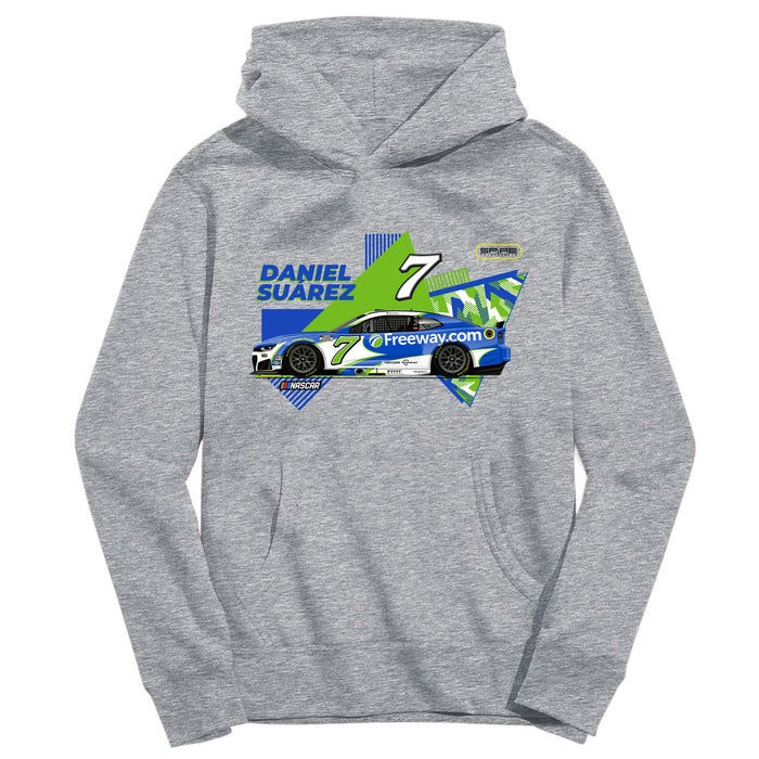 Daniel Suarez  NASCAR Pullover Hoodie - Grey