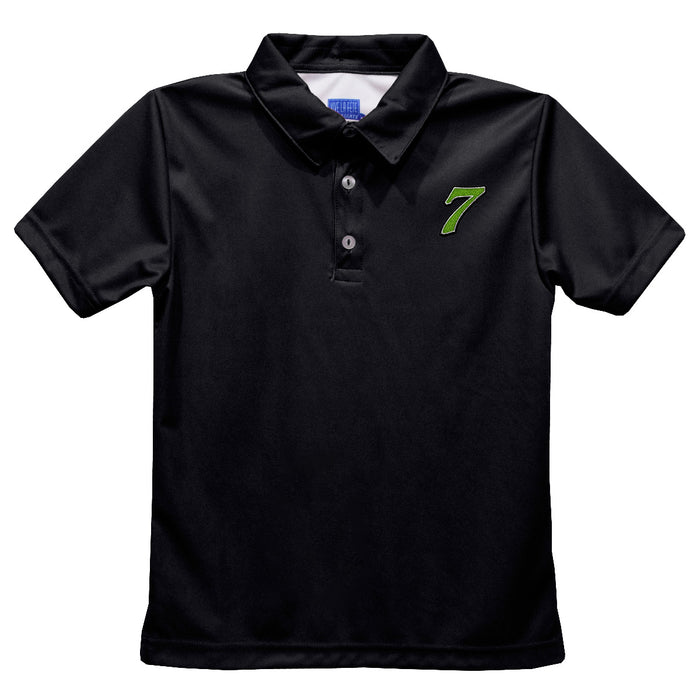 Daniel Suarez Vive La Fete Solid Polo - Black