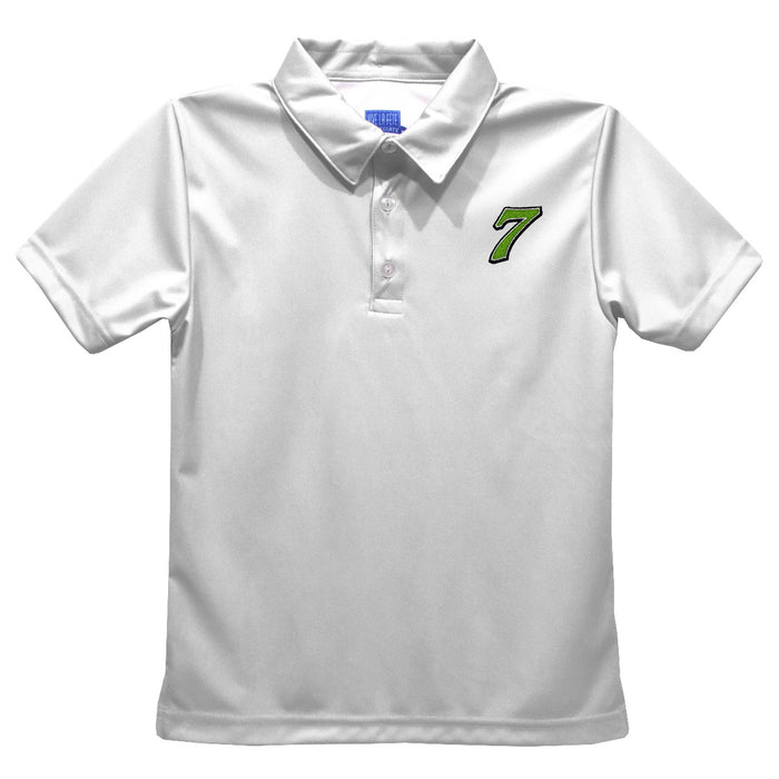 Daniel Suarez Vive La Fete Solid Polo - White