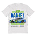 Daniel Suarez Vive La Fete Racing Car T-Shirt - White