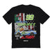 Daniel Suarez  NASCAR American Flag Cotton T-Shirt - Black