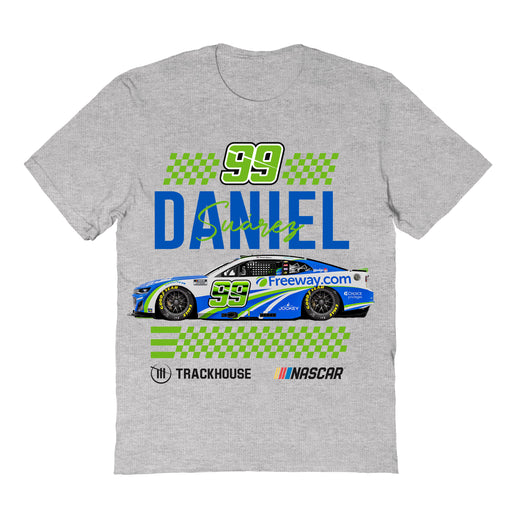 Daniel Suarez  NASCAR NameGrid Classic Cotton T-Shirt - Grey