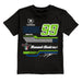 Daniel Suarez  NASCAR Geometric Classic Front Cotton T-Shirt - Black