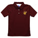Detroit City FC Boys Solid Maroon Short Sleeve Polo Shirt