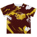 Detroit City FC Paint Brush Boys Game Day Maroon Short Sleeve Tee