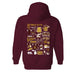 Detroit City FC Women's Maroon Pullover Cotton Hoodie - Vive La Fête - Online Apparel Store