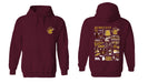Detroit City FC Women's Maroon Pullover Cotton Hoodie - Vive La Fête - Online Apparel Store