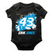 Erik Jones Cotton Short Sleeve Bodysuit Black