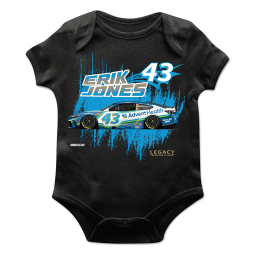 Erik Jones Cotton Short Sleeve Bodysuit Black