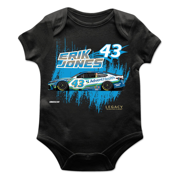Erik Jones Cotton Short Sleeve Bodysuit Black