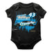 Erik Jones Cotton Short Sleeve Bodysuit Black