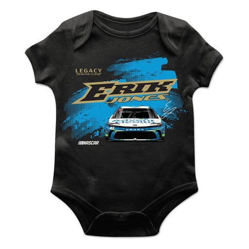Erik Jones Cotton Short Sleeve Bodysuit Black