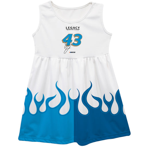 Erik Jones Vive La Fete NASCAR Car - Flames Tank Dress White