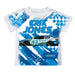 Erik Jones Vive La Fete NASCAR Abstract Kids T-Shirt Blue
