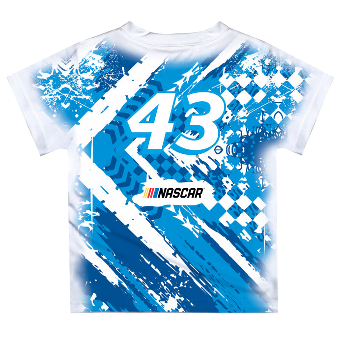 Erik Jones Vive La Fete NASCAR Abstract Kids T-Shirt Blue