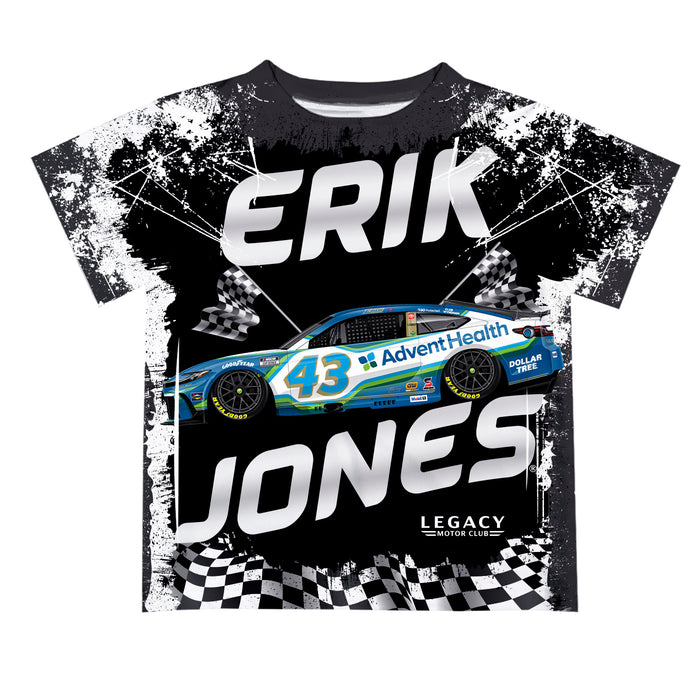 Erik Jones Vive La Fete NASCAR Abstract Kids T-Shirt Black