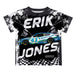 Erik Jones Vive La Fete NASCAR Abstract Kids T-Shirt Black