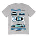 Erik Jones Vive La Fete NASCAR Car View Cotton T-Shirt Grey