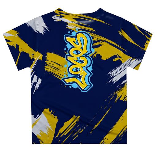 El Paso Locomotive Paint Brush Boys Game Day Navy Short Sleeve Tee - Vive La Fête - Online Apparel Store