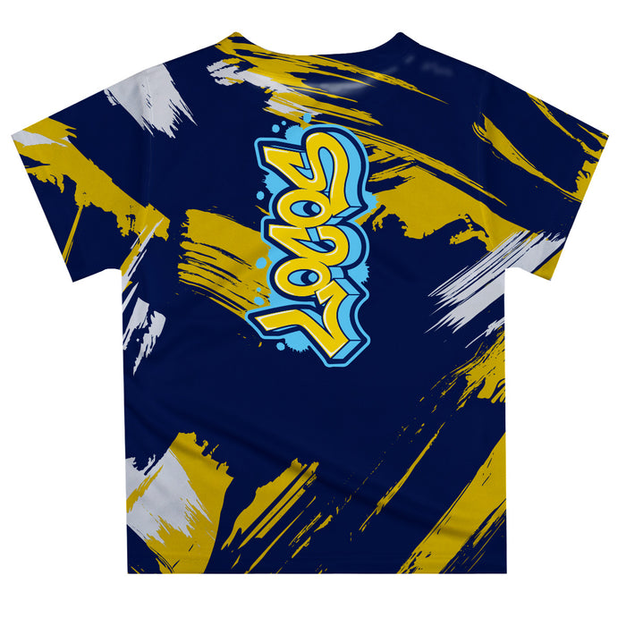 El Paso Locomotive Paint Brush Boys Game Day Navy Short Sleeve Tee - Vive La Fête - Online Apparel Store