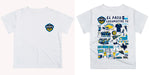 El Paso Locomotive Impressions Artwork Boys White Short Sleeve Tee - Vive La Fête - Online Apparel Store