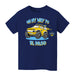 El Paso Locomotive On My Way Monster Truck Navy Cotton Short Sleeve Tee